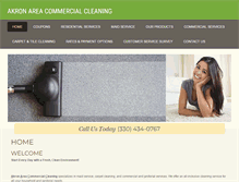 Tablet Screenshot of aac-cleaning.com